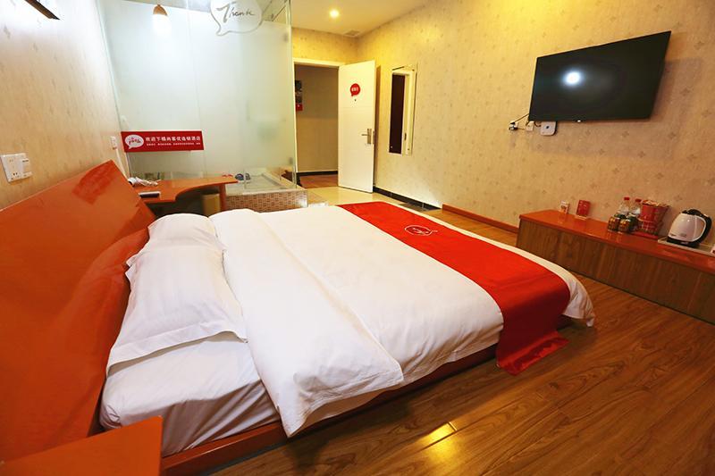 Thank Inn Chain Hotel Zhangjiakou Huailai County Shacheng Railway Station Tumu Exterior foto